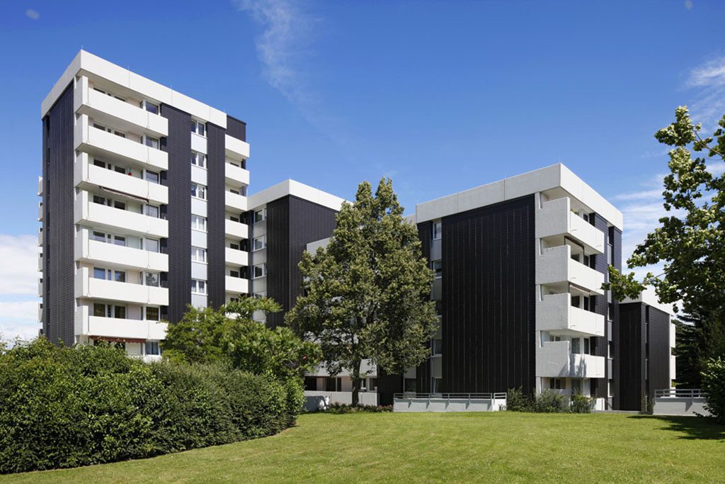 Stadtbau Pforzheim - Bauprojekte Bildergalerie - Carl-Schurz-Straße 76+78, 45 Mietwohnungen