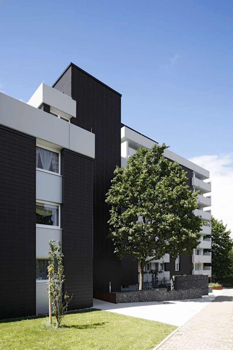 Stadtbau Pforzheim - Bauprojekte Bildergalerie - Carl-Schurz-Straße 76+78, 45 Mietwohnungen