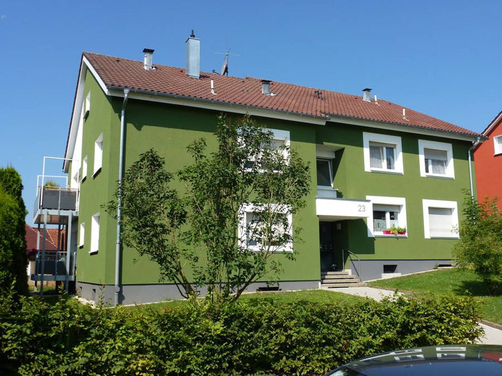 Stadtbau Pforzheim - Bauprojekte Bildergalerie - Sonnenstraße 23+25, Auf der Höhe 63+65 (Modernisierung)