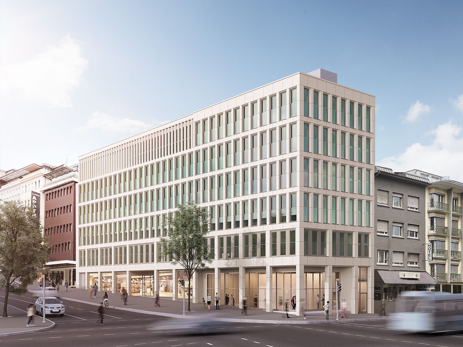 Stadtbau Pforzheim - Bauprojekte - Sinn-Leffers-Areal